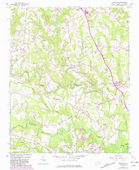 Download a high-resolution, GPS-compatible USGS topo map for Powhatan, NC (1982 edition)