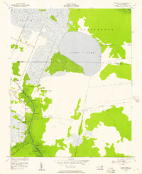 preview thumbnail of historical topo map of Hyde County, NC in 1954