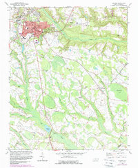 Download a high-resolution, GPS-compatible USGS topo map for Raeford, NC (1988 edition)
