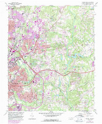 Download a high-resolution, GPS-compatible USGS topo map for Raleigh East, NC (1987 edition)