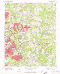 Download a high-resolution, GPS-compatible USGS topo map for Raleigh East, NC (1972 edition)