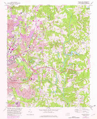 Download a high-resolution, GPS-compatible USGS topo map for Raleigh East, NC (1982 edition)