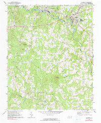 Download a high-resolution, GPS-compatible USGS topo map for Ramseur, NC (1990 edition)
