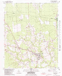 preview thumbnail of historical topo map of Richlands, NC in 1981