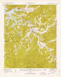 Download a high-resolution, GPS-compatible USGS topo map for Robbinsville, NC (1963 edition)