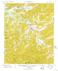 Download a high-resolution, GPS-compatible USGS topo map for Robbinsville, NC (1957 edition)