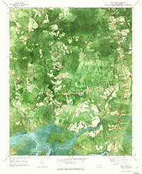 preview thumbnail of historical topo map of Rocky Point, NC in 1970