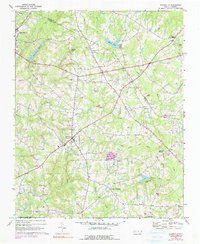 Download a high-resolution, GPS-compatible USGS topo map for Rolesville, NC (1990 edition)