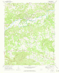 Download a high-resolution, GPS-compatible USGS topo map for Ronda, NC (1973 edition)