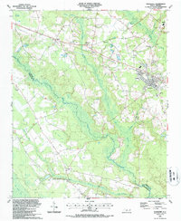 Download a high-resolution, GPS-compatible USGS topo map for Roseboro, NC (1987 edition)