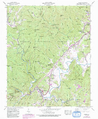Download a high-resolution, GPS-compatible USGS topo map for Rosman, NC (1991 edition)