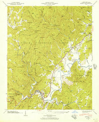 Download a high-resolution, GPS-compatible USGS topo map for Rosman, NC (1957 edition)