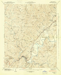 Download a high-resolution, GPS-compatible USGS topo map for Rosman, NC (1947 edition)
