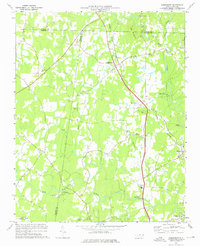 Download a high-resolution, GPS-compatible USGS topo map for Rougemont, NC (1976 edition)