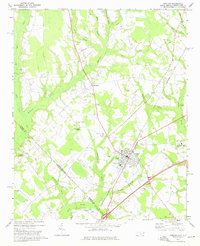 Download a high-resolution, GPS-compatible USGS topo map for Rowland, NC (1976 edition)