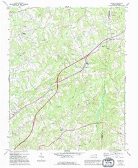Download a high-resolution, GPS-compatible USGS topo map for Ruffin, NC (1994 edition)