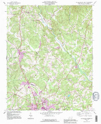 Download a high-resolution, GPS-compatible USGS topo map for Rutherfordton North, NC (1996 edition)