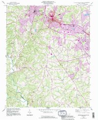 Download a high-resolution, GPS-compatible USGS topo map for Rutherfordton South, NC (1996 edition)