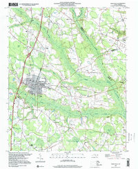 Download a high-resolution, GPS-compatible USGS topo map for Saint Pauls, NC (2000 edition)