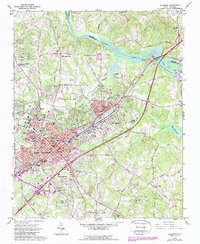 Download a high-resolution, GPS-compatible USGS topo map for Salisbury, NC (1987 edition)