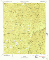 Download a high-resolution, GPS-compatible USGS topo map for Sam Knob, NC (1957 edition)