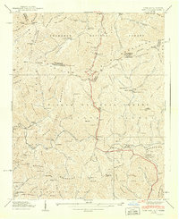 Download a high-resolution, GPS-compatible USGS topo map for Sams Gap, NC (1940 edition)