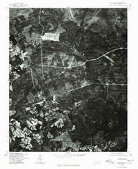 preview thumbnail of historical topo map of Hoke County, NC in 1976
