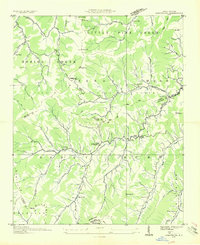 Download a high-resolution, GPS-compatible USGS topo map for Sandymush, NC (1936 edition)