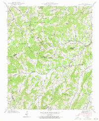 Download a high-resolution, GPS-compatible USGS topo map for Sandymush, NC (1972 edition)