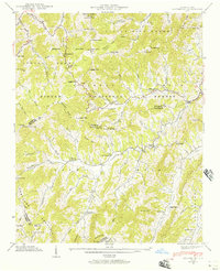 Download a high-resolution, GPS-compatible USGS topo map for Sandymush, NC (1957 edition)