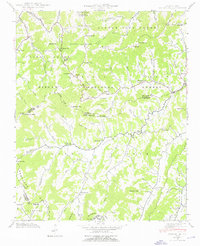 Download a high-resolution, GPS-compatible USGS topo map for Sandymush, NC (1976 edition)