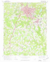 Download a high-resolution, GPS-compatible USGS topo map for Sanford, NC (1977 edition)