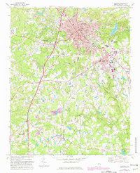 Download a high-resolution, GPS-compatible USGS topo map for Sanford, NC (1982 edition)