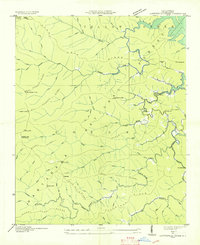 Download a high-resolution, GPS-compatible USGS topo map for Santeetlah Creek, NC (1935 edition)