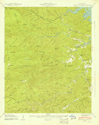 Download a high-resolution, GPS-compatible USGS topo map for Santeetlah Creek, NC (1940 edition)