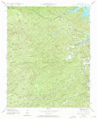Download a high-resolution, GPS-compatible USGS topo map for Santeetlah Creek, NC (1972 edition)