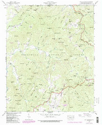Download a high-resolution, GPS-compatible USGS topo map for Scaly Mountain, NC (1980 edition)