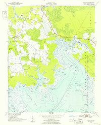 Download a high-resolution, GPS-compatible USGS topo map for Scranton, NC (1953 edition)