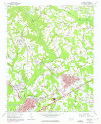 Download a high-resolution, GPS-compatible USGS topo map for Selma, NC (1976 edition)