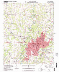 Download a high-resolution, GPS-compatible USGS topo map for Shelby, NC (2003 edition)