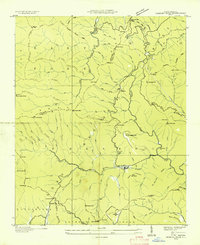 Download a high-resolution, GPS-compatible USGS topo map for Shining Rock, NC (1935 edition)