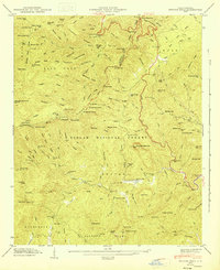 Download a high-resolution, GPS-compatible USGS topo map for Shining Rock, NC (1947 edition)