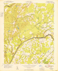 1950 Map of Slocomb