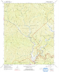 Download a high-resolution, GPS-compatible USGS topo map for Smokemont, NC (1992 edition)