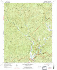 Download a high-resolution, GPS-compatible USGS topo map for Smokemont, NC (1992 edition)