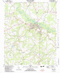 Download a high-resolution, GPS-compatible USGS topo map for Snow Hill, NC (1983 edition)