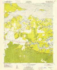 Download a high-resolution, GPS-compatible USGS topo map for South Creek, NC (1952 edition)