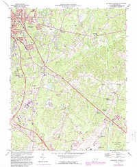 Download a high-resolution, GPS-compatible USGS topo map for Southeast Durham, NC (1987 edition)