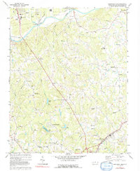 preview thumbnail of historical topo map of Rockingham County, NC in 1977