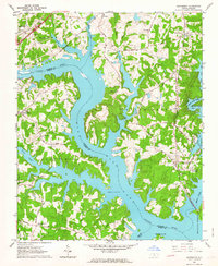 Download a high-resolution, GPS-compatible USGS topo map for Southmont, NC (1964 edition)